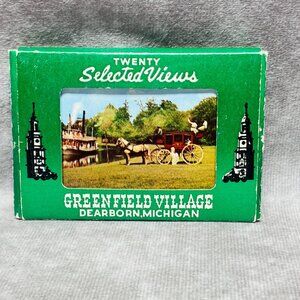 Vintage Greenfield Village 20 Selected Views Dearborn Michigan Henry Ford Museum